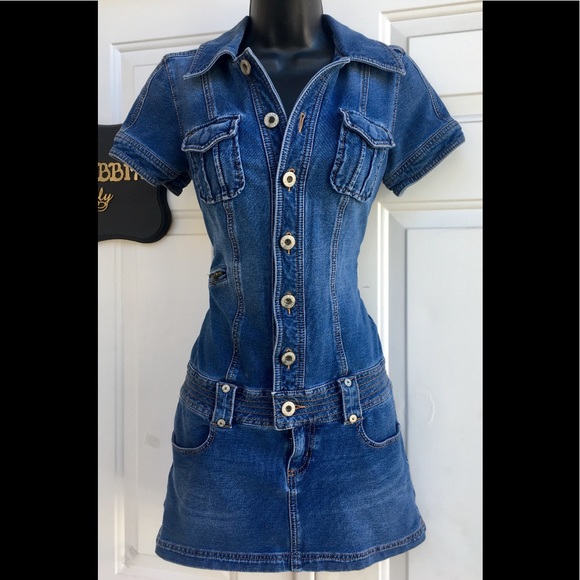 jean dress guess